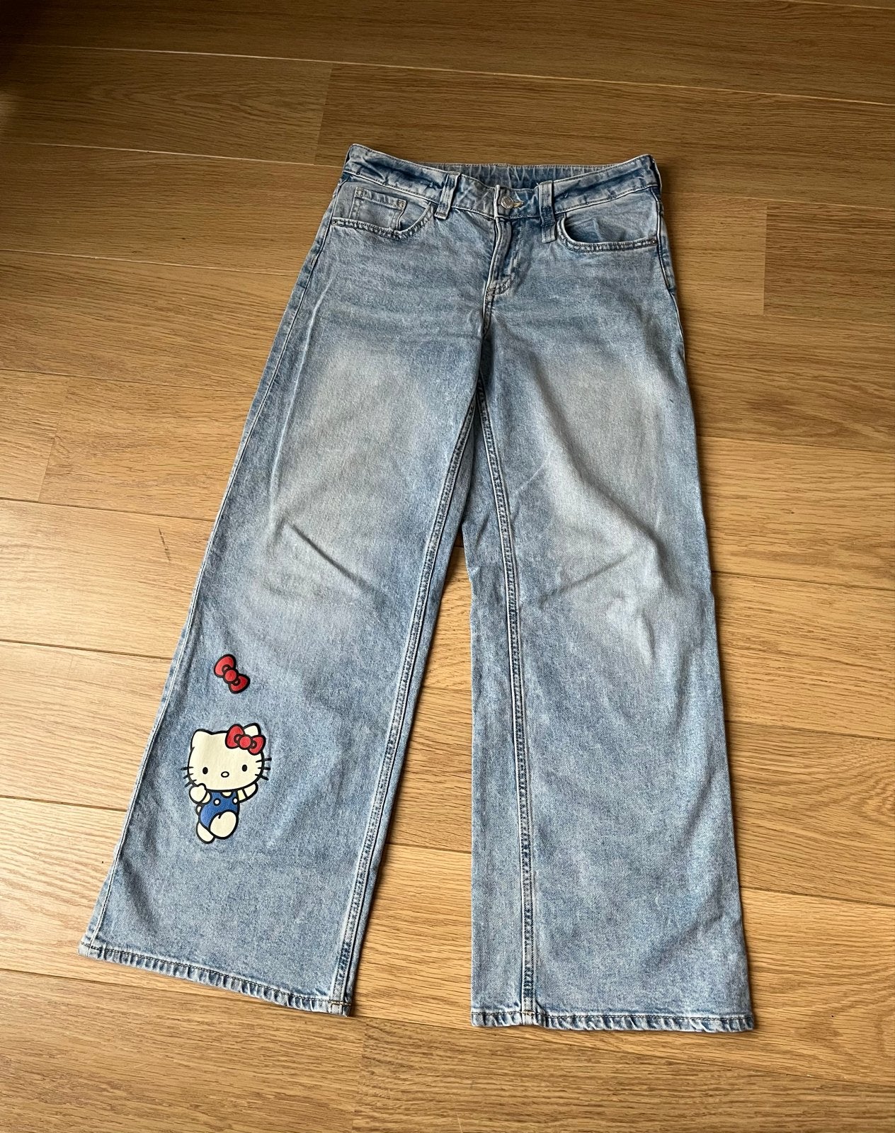 Hello Kitty Meisjes Broek Maat 158, Ophalen of Verzenden, Zo goed als nieuw, Meisje, Broek