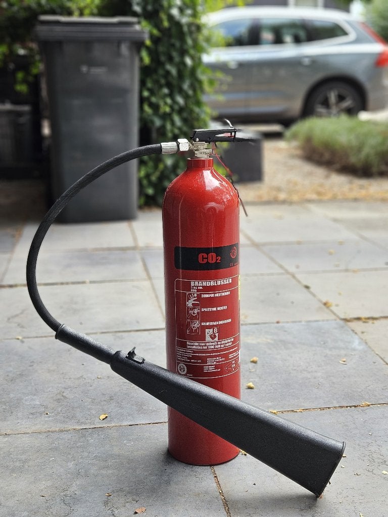 CO2 Brandblusser 5kg (89B) – Moyne Roberts – LEEG, Ophalen of Verzenden, Gebruikt, Brandblusser