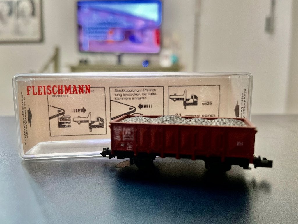 Fleischmann wagon, Ophalen, Gebruikt, Gelijkstroom, Fleischmann