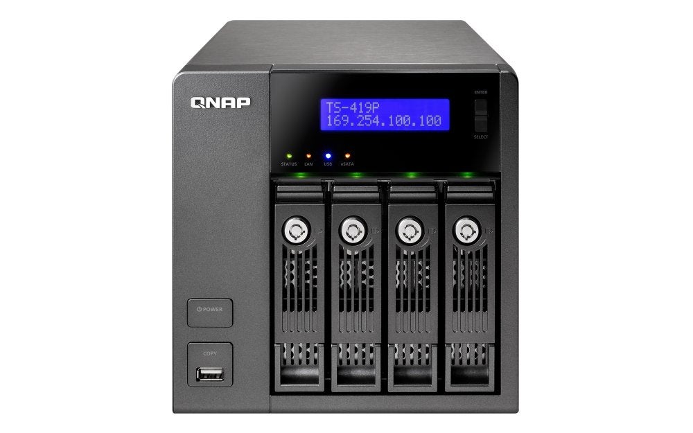 QNAP NAS TS-419P, Computers en Software, Ophalen, Gebruikt