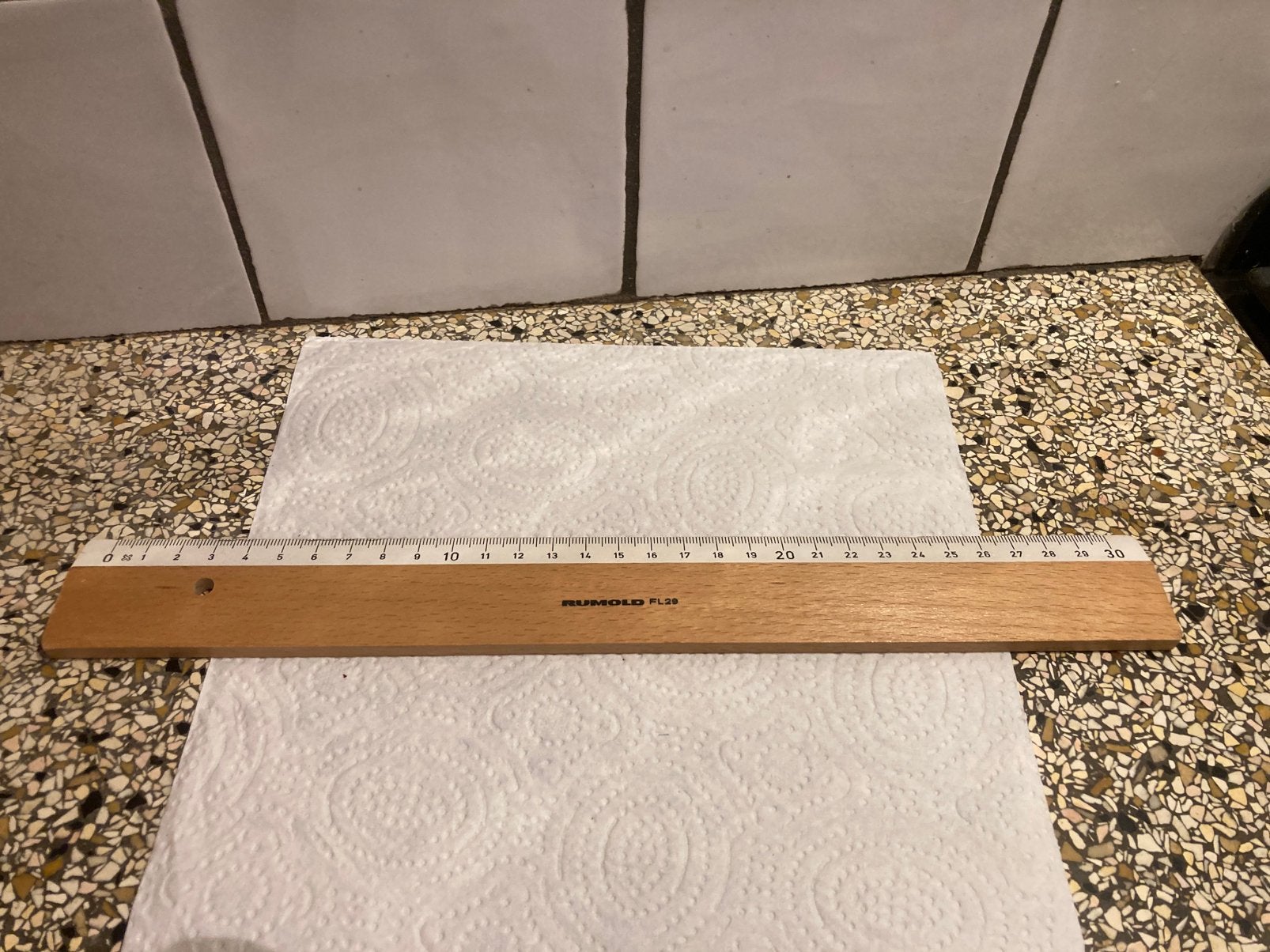 Houten lineaal, Ophalen of Verzenden