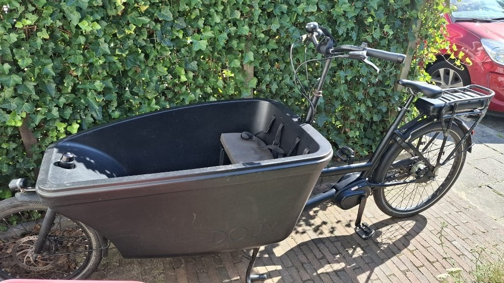 Bakfiets Dolly, Fietsen en Brommers, Fietsen | Bakfietsen, Gebruikt, 3 kinderen, Elektrisch, Schijfrem