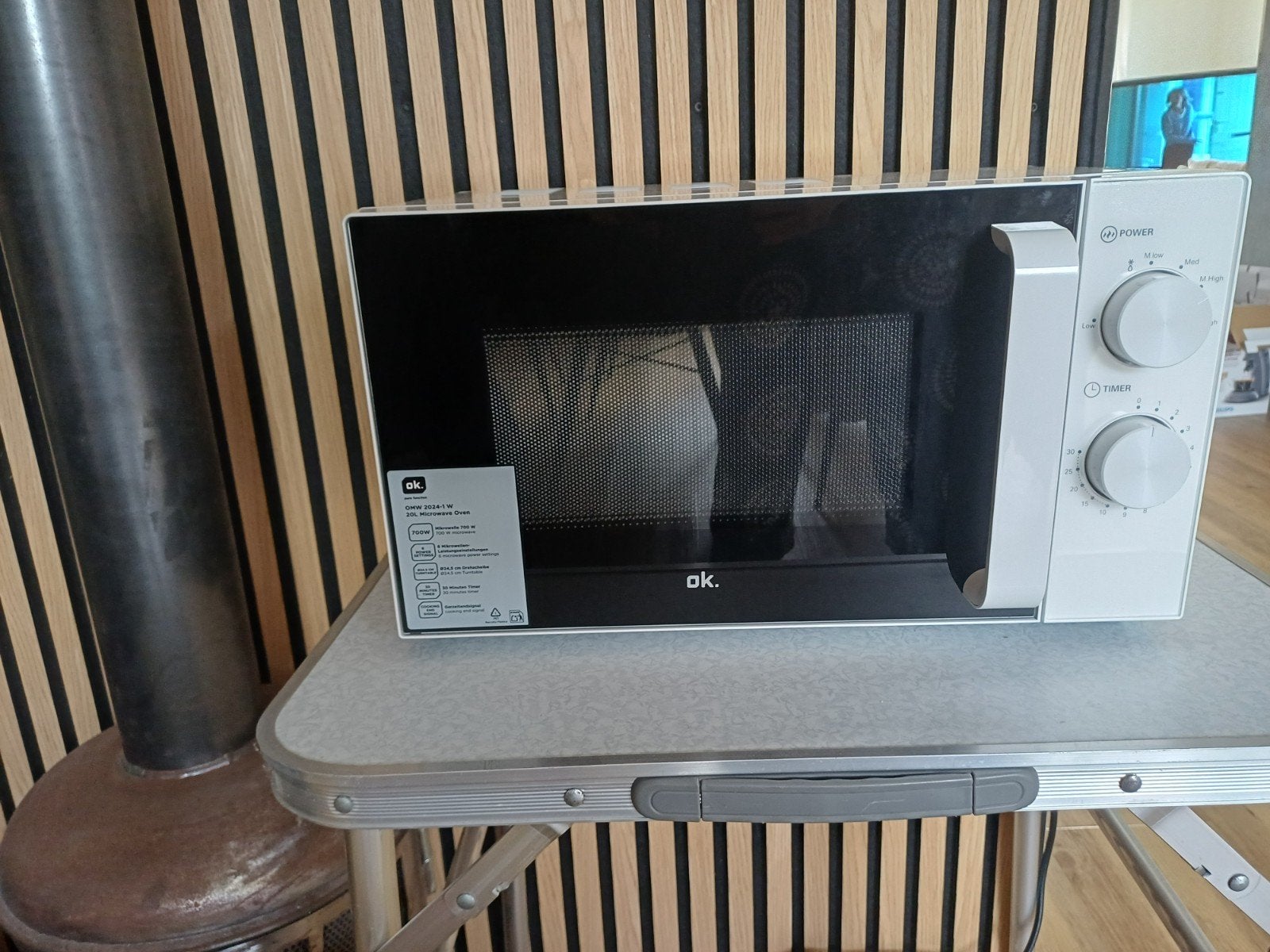 OK. Magnetron OMW 2021 W - Compact en Gebruiksvriendelijk, Ophalen, Nieuw