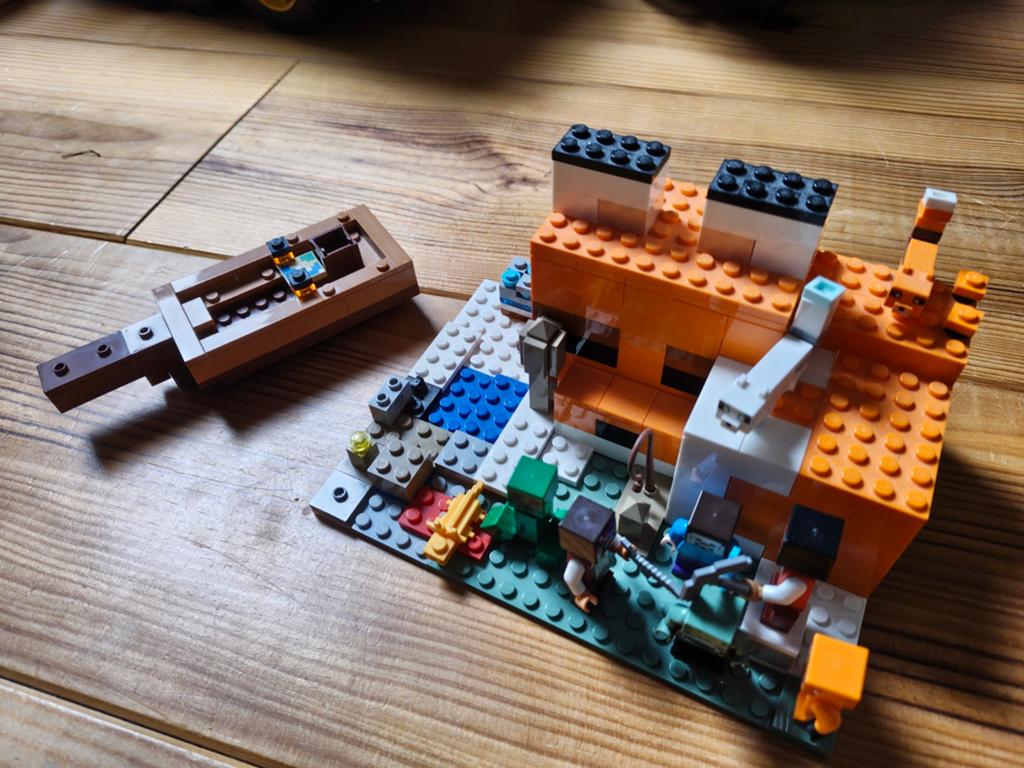 LEGO Minecraft De Vos Schuur Set 21178, Gebruikt, Minecraft, Lego, Ophalen of Verzenden