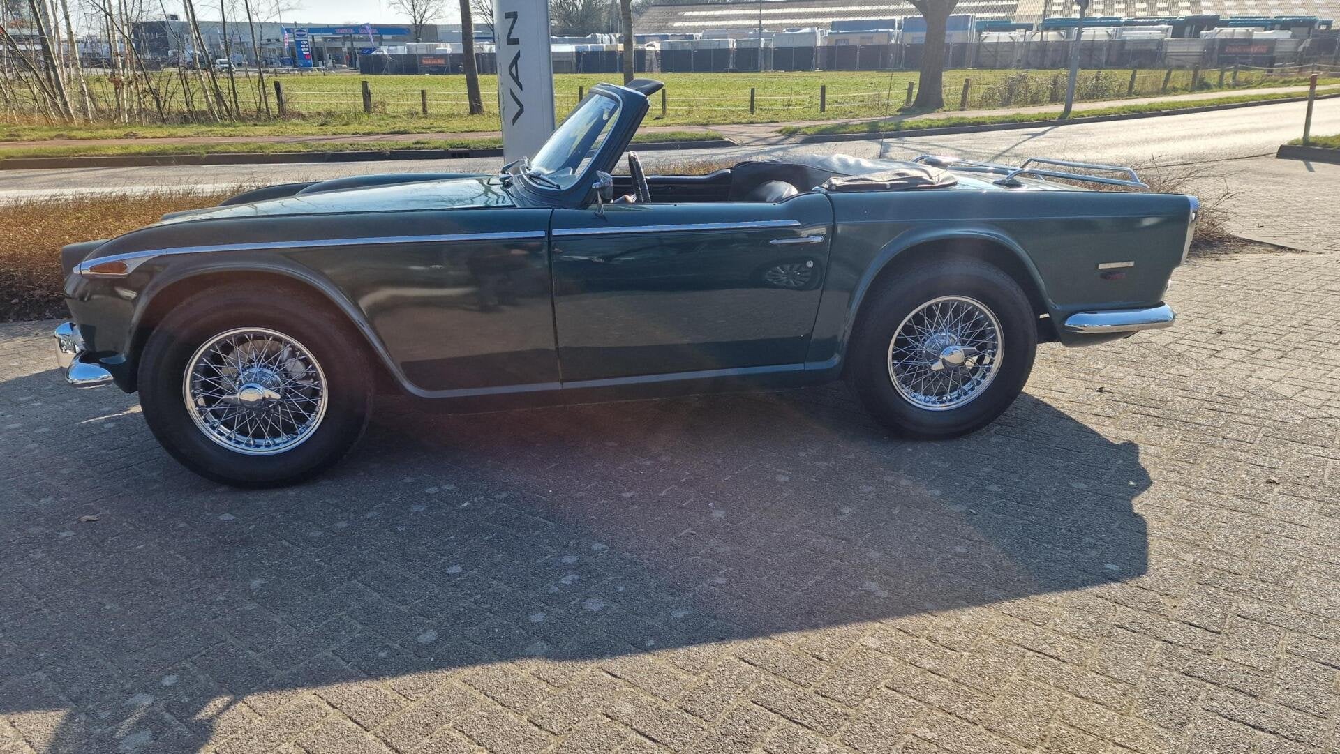 Triumph TR5 / TR250 Soft Top/OVERDRIVE/CHROOM SPAAKWIELEN, foto 10