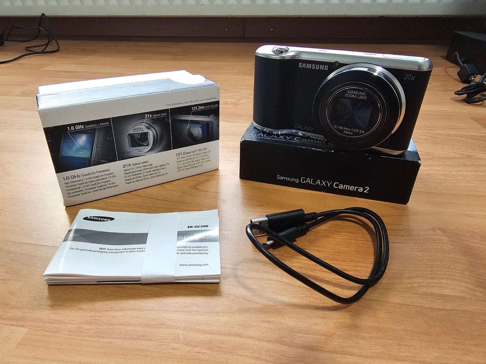 Samsung galaxy camera 2 smart camera, Ophalen of Verzenden, Samsung, 8 keer of meer
