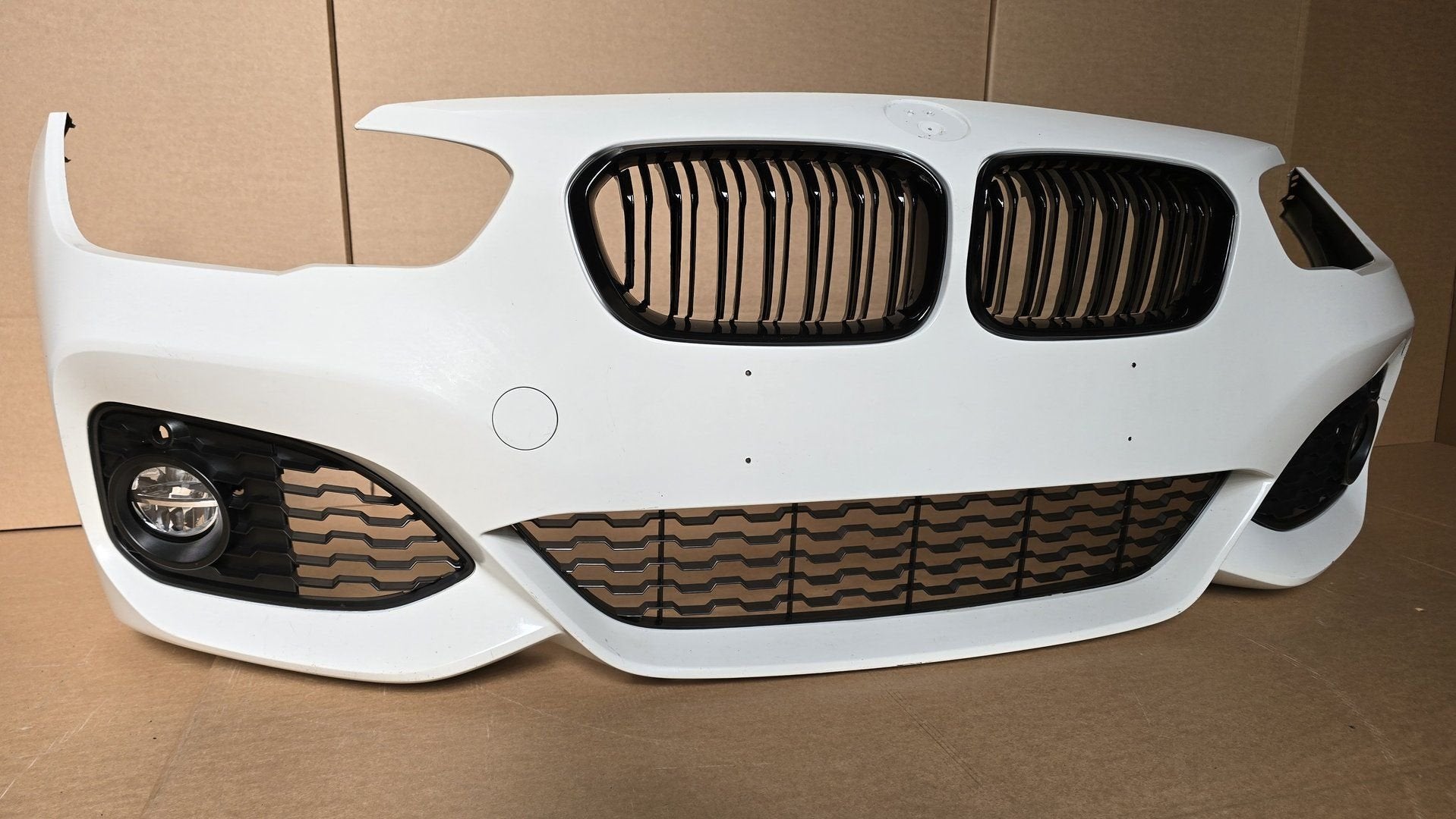 Voorbumper BMW 1 Serie F20 F21 LCI M Pakket 51118060283, Gebruikt, -, Voor, Ophalen of Verzenden