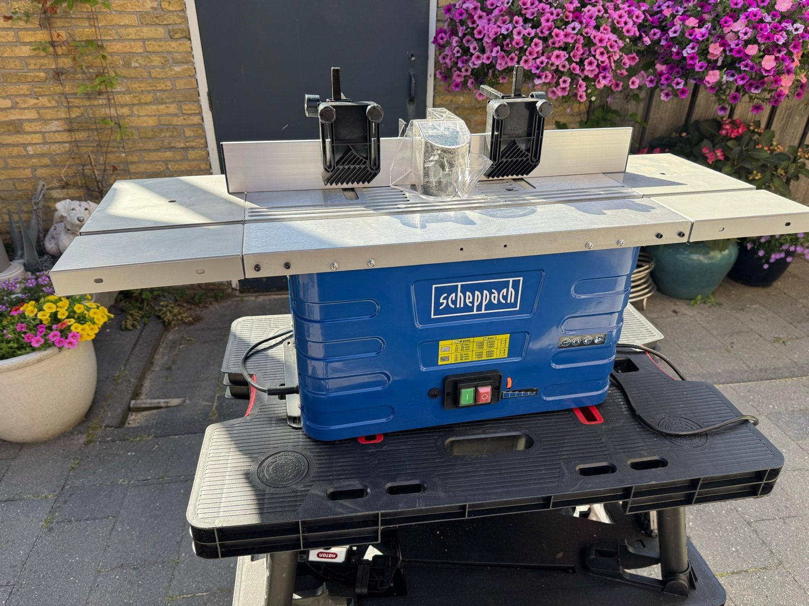 Scheppach HF60 Bovenfreesmachine - Zo goed als nieuw, Doe-het-zelf en Verbouw, Ophalen, Zo goed als nieuw, Elektrisch, Bovenfrees