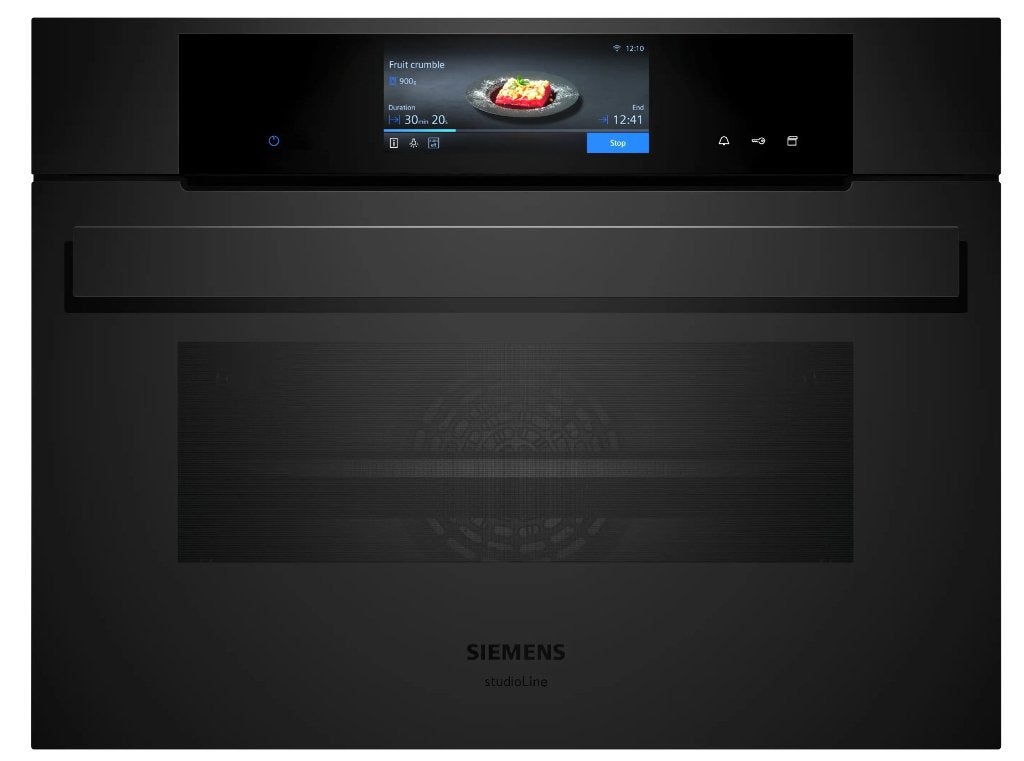 Siemens combi stoomoven 45 cm type CS938GCM1, NIEUW, Ophalen, 45 tot 50 cm, Hete lucht, Inbouw