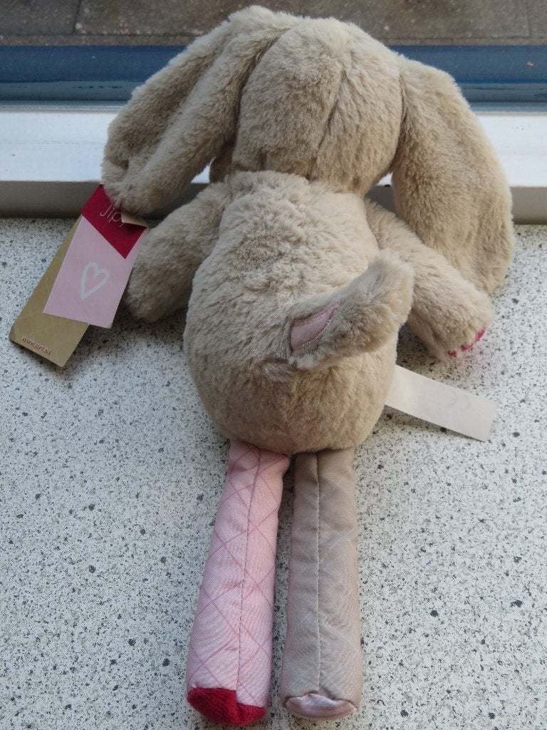 Hond Jip of Jipy van Otto Simon meet ca 34 cm nieuw roze, Ophalen of Verzenden, Nieuw, Hond, Met geluid