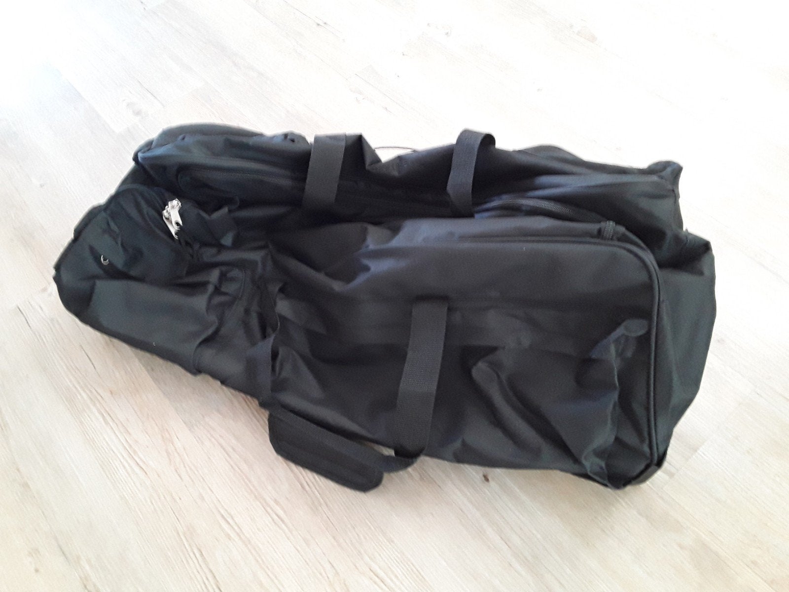 trolley reistas, Wieltjes, 30 cm of meer, Zwart, Ophalen of Verzenden