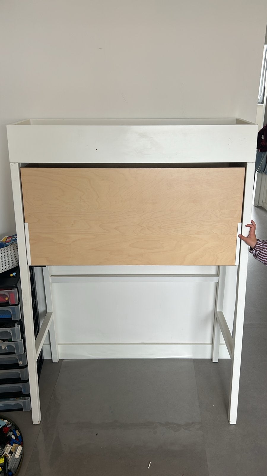 bureau - Compact en stijlvol, Opbergruimte, Gebruikt, Hout, Secretaire