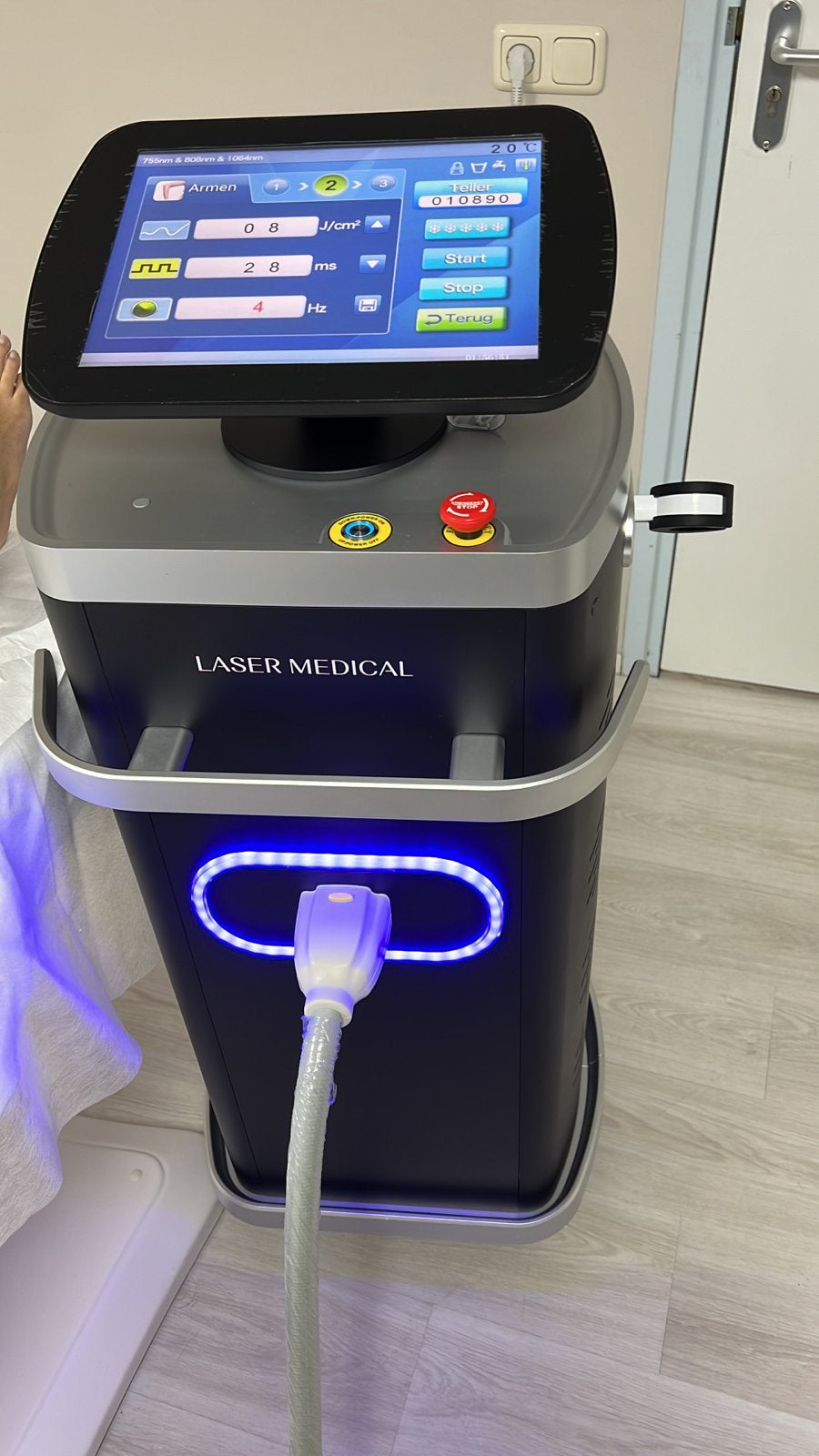Diode Triple Wave Laser 2022 voor Ontharing, Ophalen