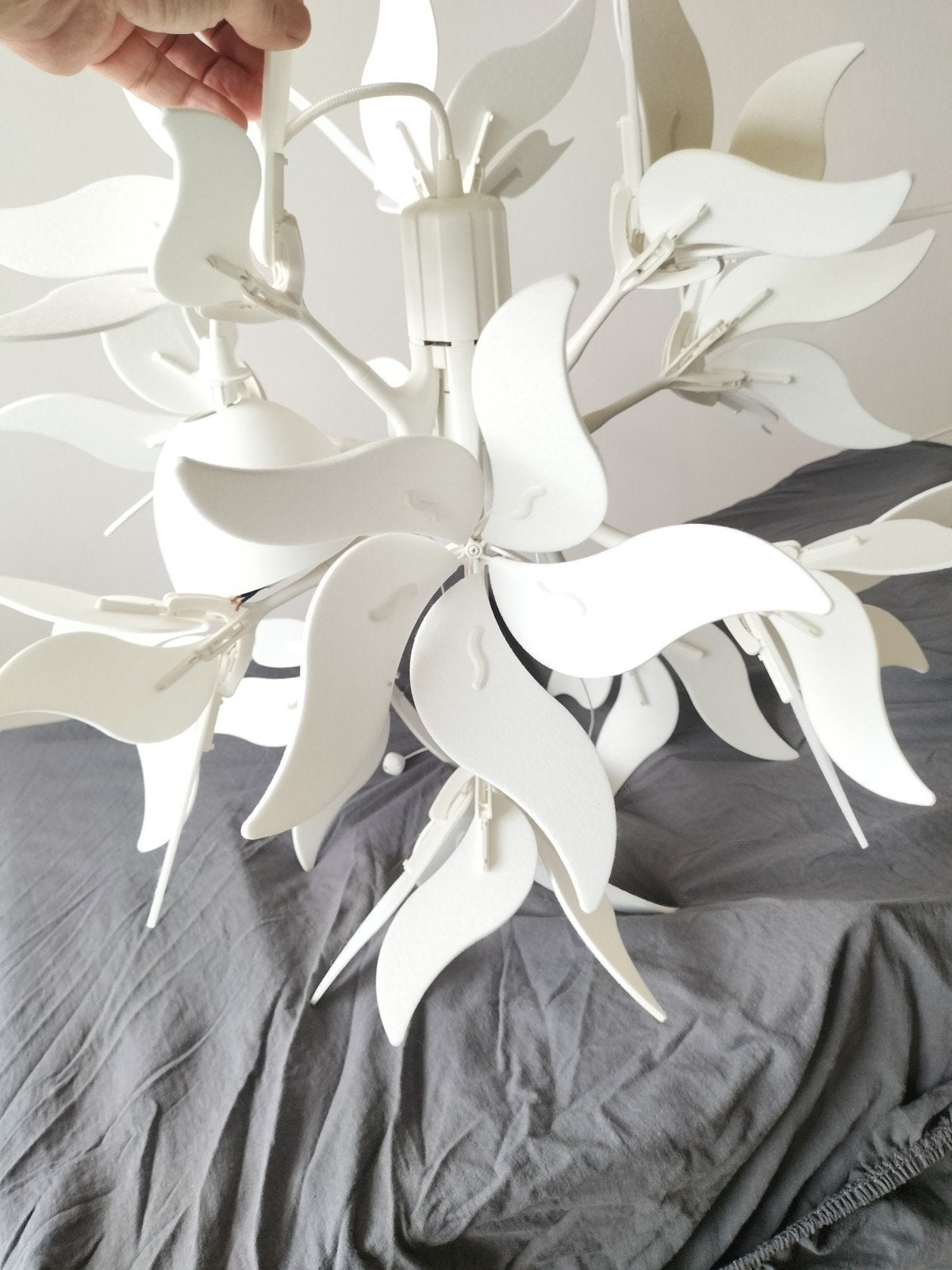 Ikea plafondlamp Ramsele, Ophalen, Zo goed als nieuw, Kunststof, E27 (groot)