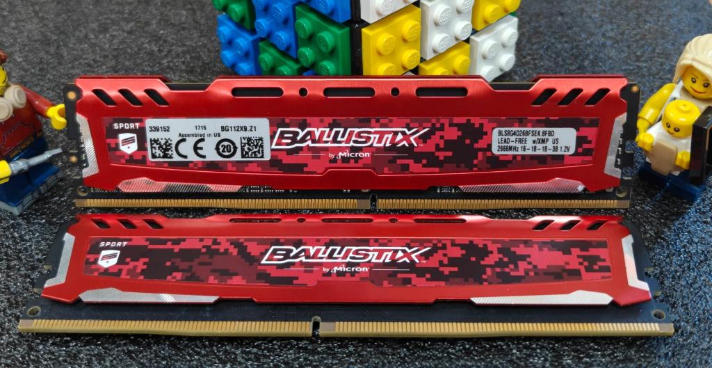 Crucial Ballistix Sport LT BLS2C8G4D26BFSEK 16GB DDR4, DDR4, Ophalen of Verzenden, Zo goed als nieuw, Desktop