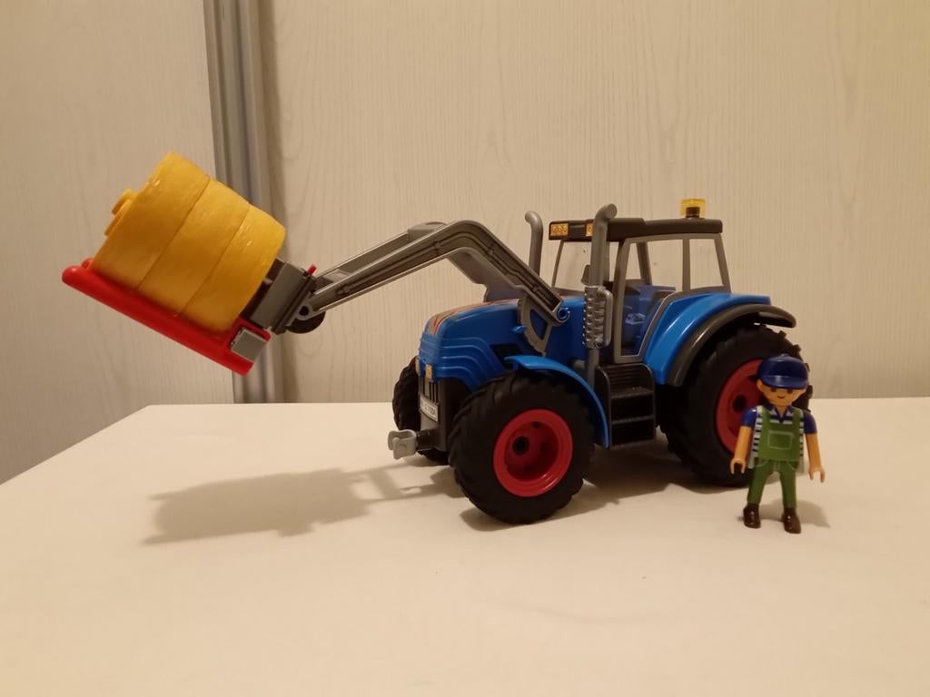 Playmobil boer met tractor, Ophalen of Verzenden, Gebruikt