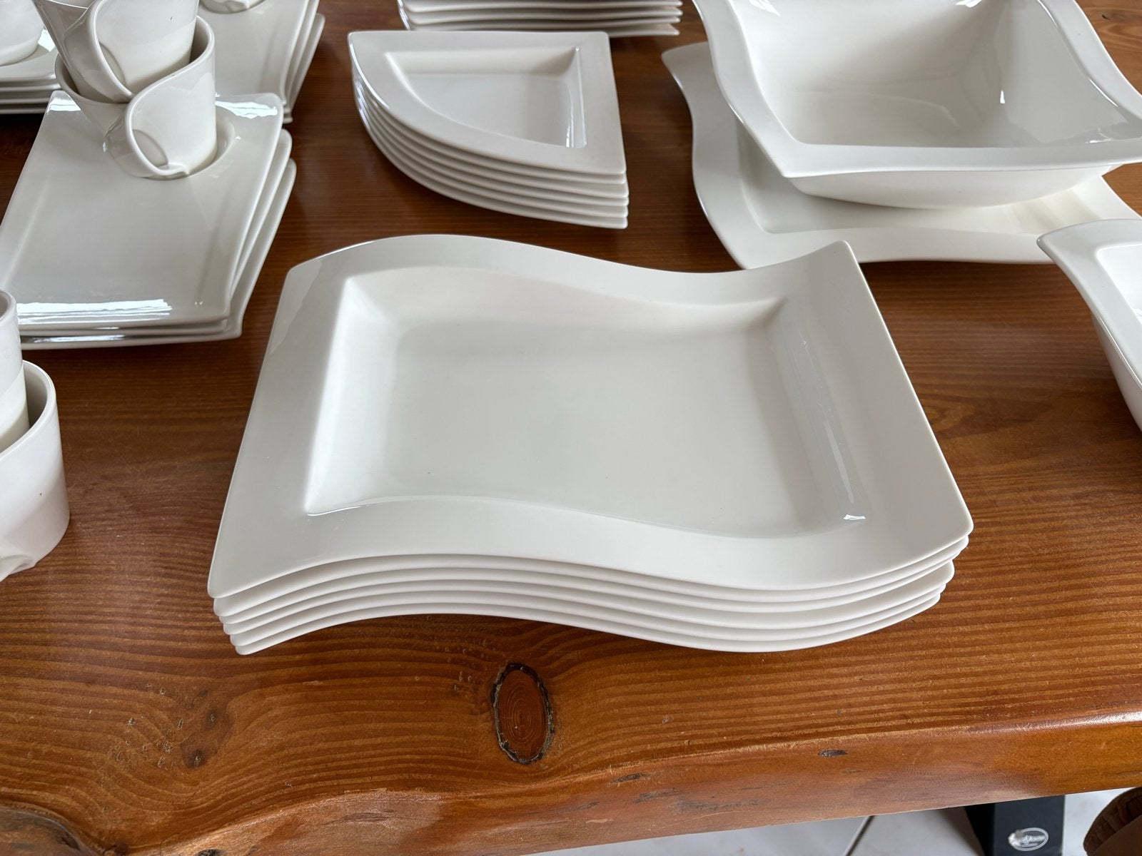 Villeroy & Boch NewWave servies - 50+ delig, Ophalen, Villeroy & Boch, Zo goed als nieuw, Modern