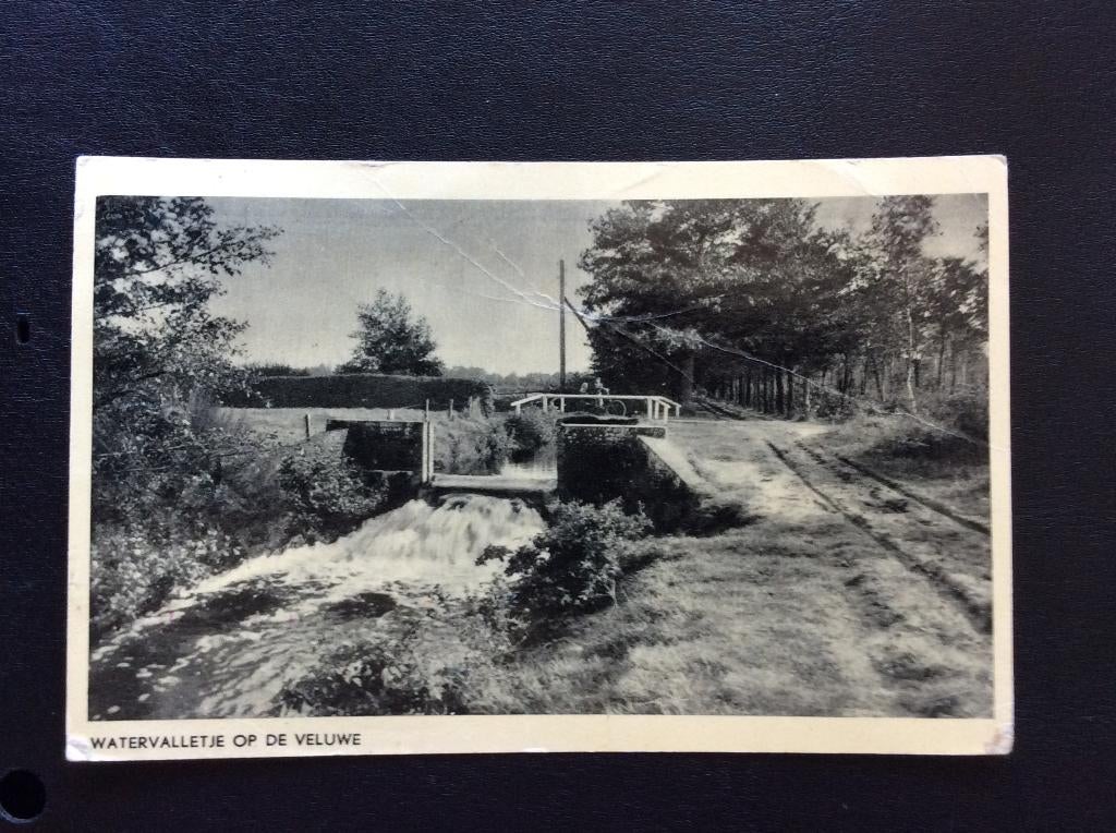 Veluwe, Watervalletje, Ophalen of Verzenden, 1940 tot 1960, Gelopen, Gelderland
