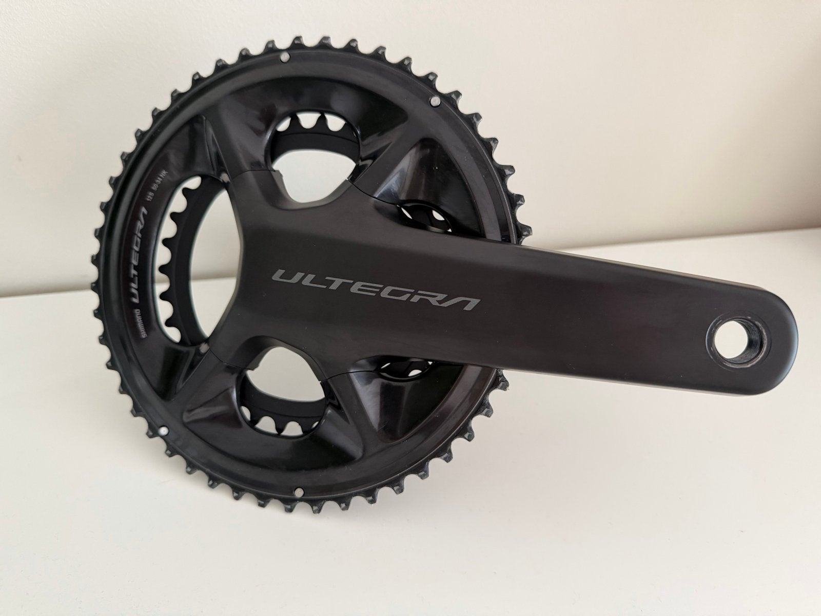 Shimano Ultegra R8100 Crankstel 170mm met 4iiii Precision 3+, Crankstel of Pedalen, Ophalen of Verzenden, Zo goed als nieuw, Aluminium