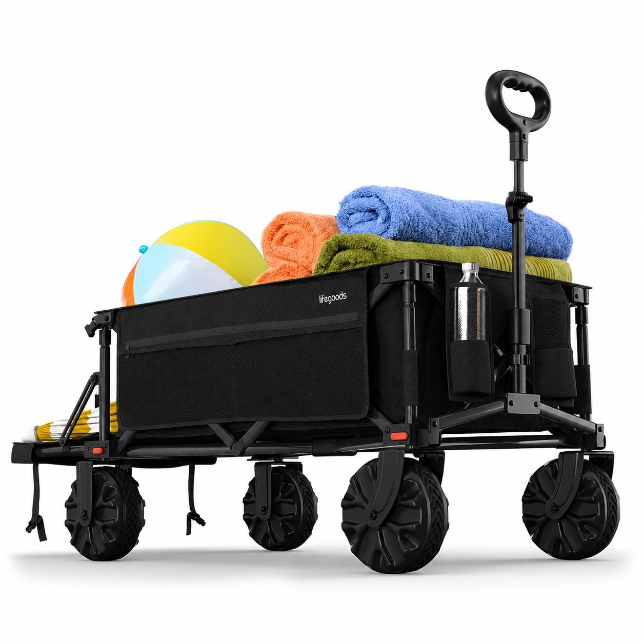 Lifegoods opvouwbare bolderkar, Caravans en Kamperen, Ophalen, Opvouwbaar, Zo goed als nieuw