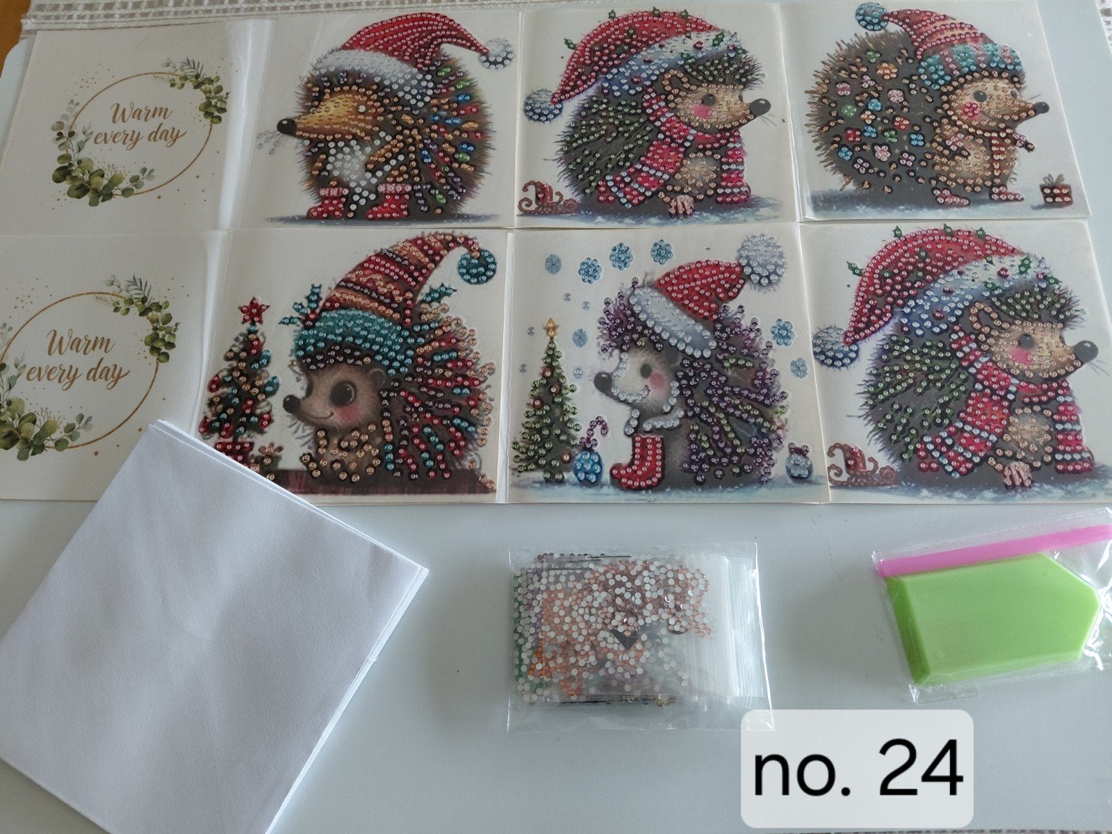 Diamond painting kerstkaarten om zelf nog te maken, Hobby en Vrije tijd, Ophalen of Verzenden, Nieuw, Kerst, Overige typen