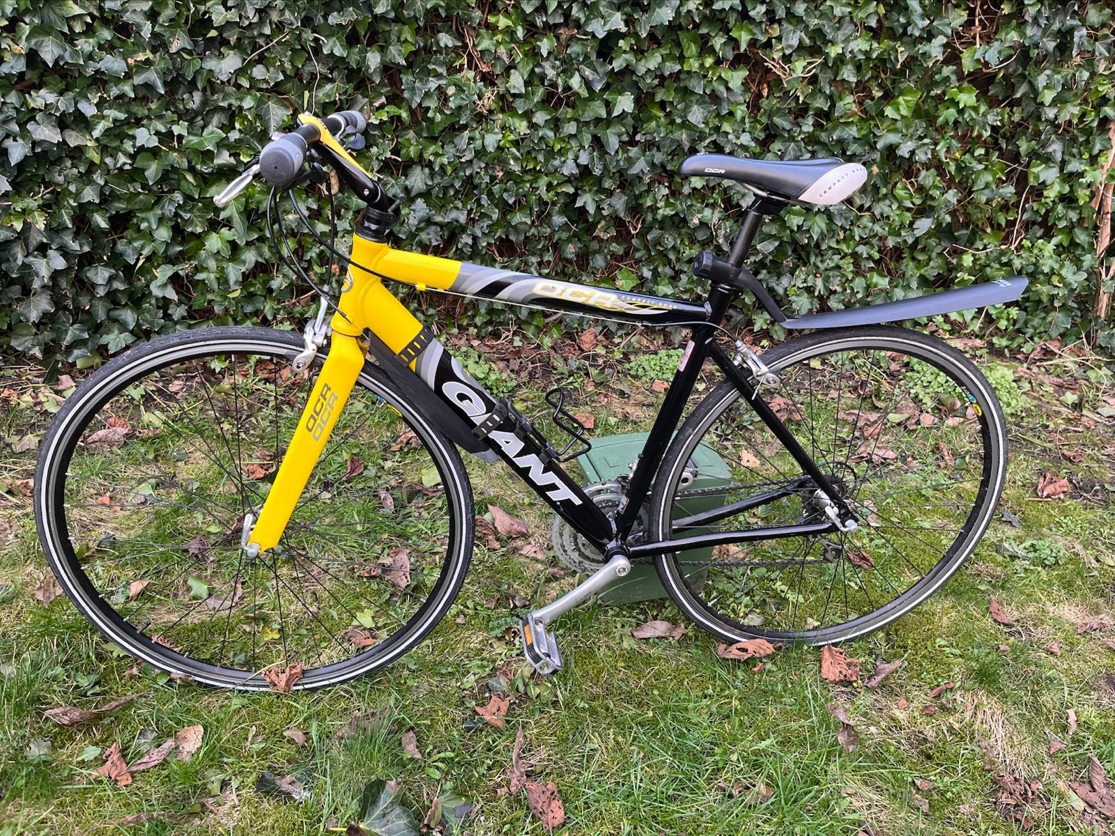 Giant OCR racefiets - Geel/Zwart - Maat M, Ophalen, Gebruikt, Velgrem, Giant