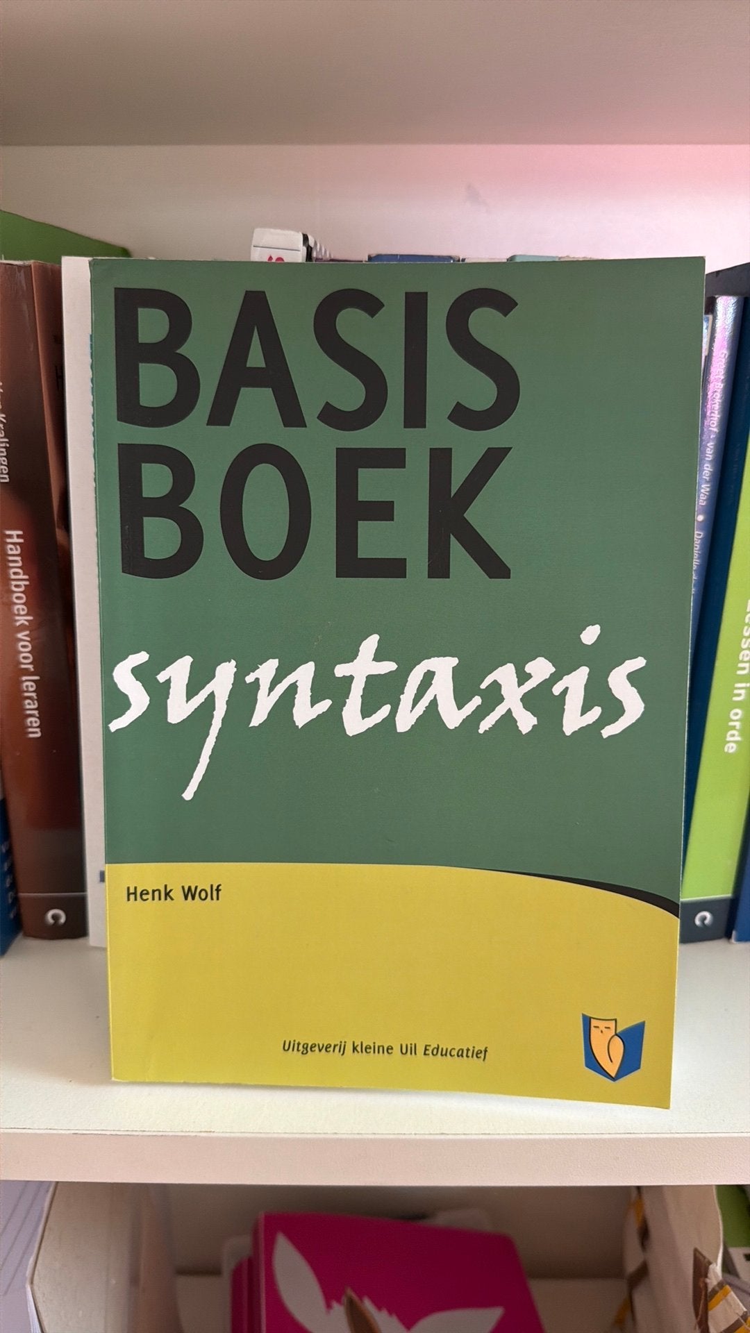 Henk Wolf - Basisboek syntaxis, Boeken, Ophalen of Verzenden, Gelezen, Henk Wolf