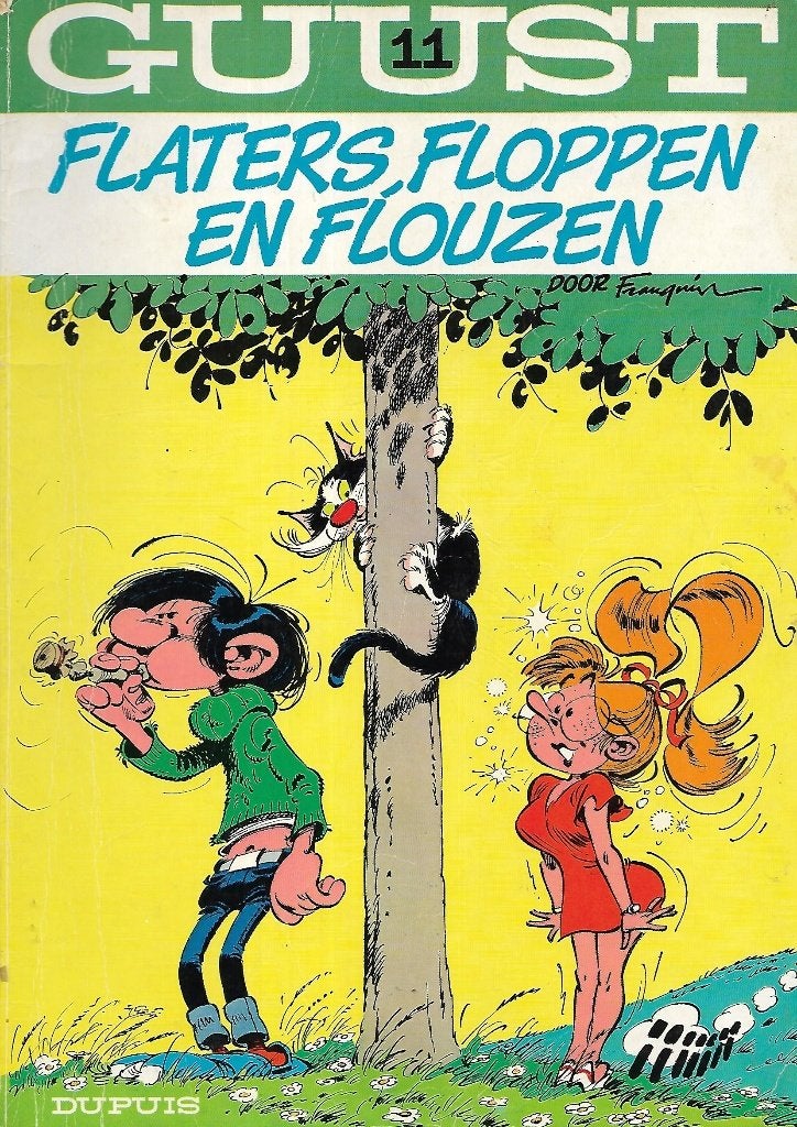 Guust - Nr.11: Flaters, floppen en flouzen, Boeken, Eén stripboek, Ophalen of Verzenden, Gelezen
