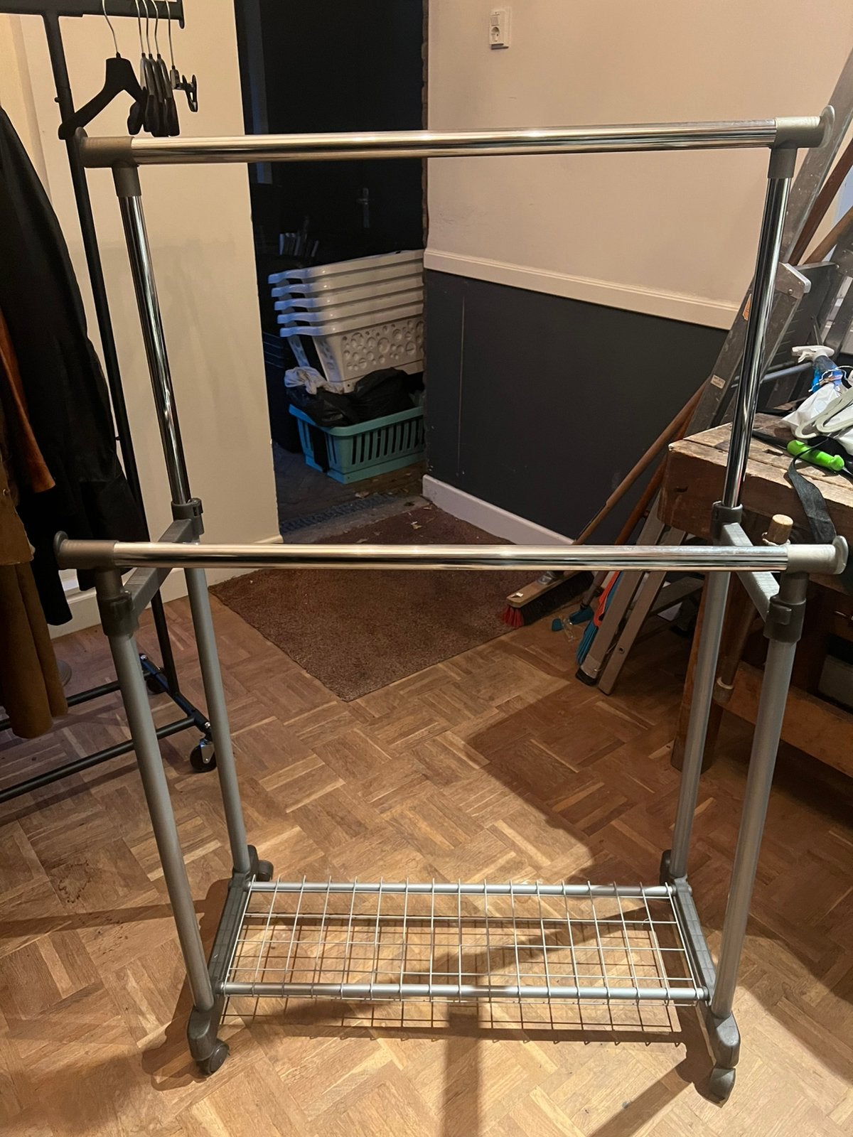 2x  nieuwe Kledingrekken, Ophalen, Met wielen, Nieuw