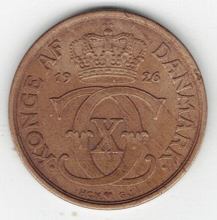 26-1152 Denemarken 1 krone 1926, Ophalen of Verzenden, Overige landen, Losse munt
