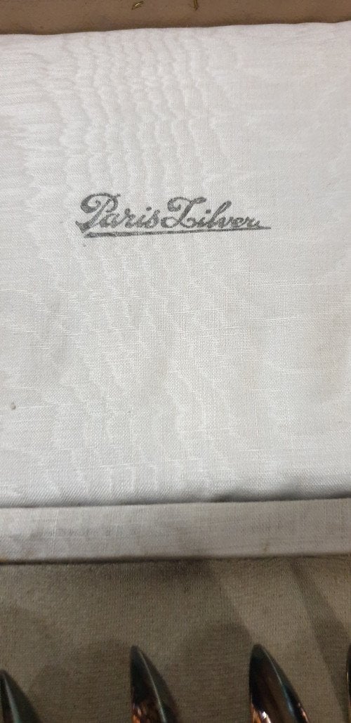 Koffie lepels verzilverd vintage paris zilver wellner, Ophalen of Verzenden, 'T Olde Gre-j, Info@toldegrej.nl, Endepoelstraat 20f Didam