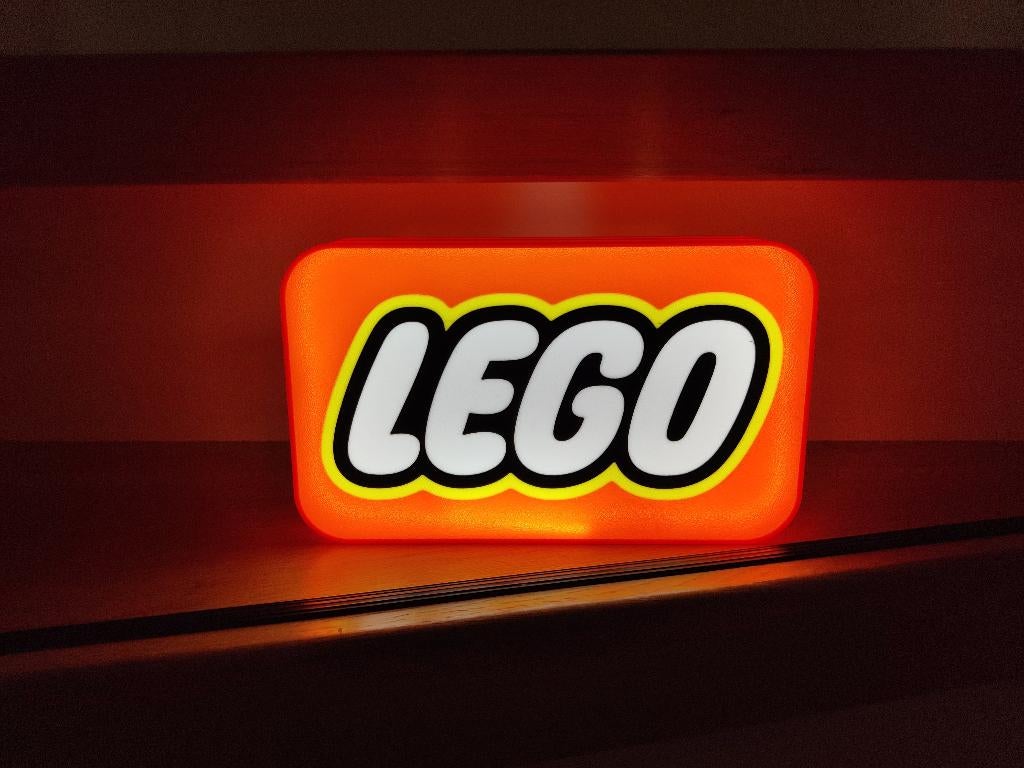 LEGO lamp inclusief dimbare LED-strip, Verzamelen, Merken en Reclamevoorwerpen, Ophalen of Verzenden, Nieuw, Lichtbak of (neon) lamp