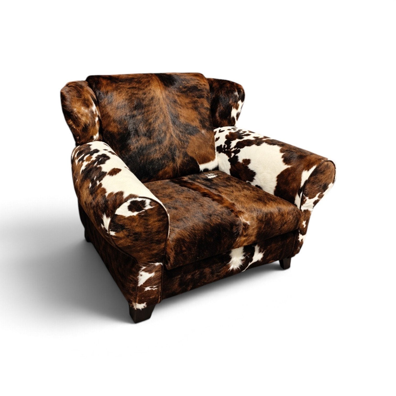 Loveseat in Echt Koeienhuid - Direct Leverbaar, Huis en Inrichting, Nieuw, Ophalen of Verzenden, Landelijk, Modern, Uniek, Leer