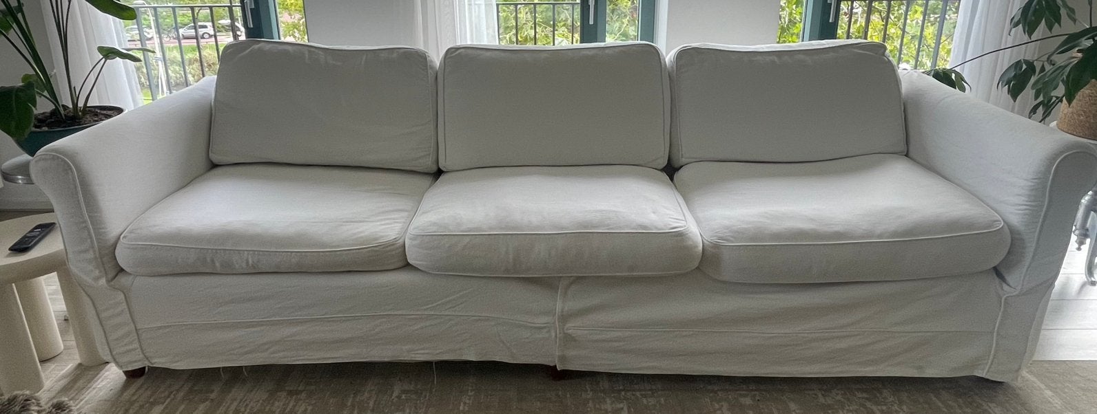 3 1/2 zits bank alle hoezen kun je wassen, Ophalen, 250 tot 300 cm, Gebruikt, 75 tot 100 cm