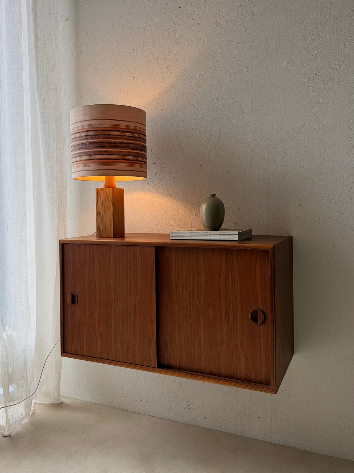 Deens teak wanddressoir HG Furniture jaren 60, Ophalen of Verzenden, Gebruikt