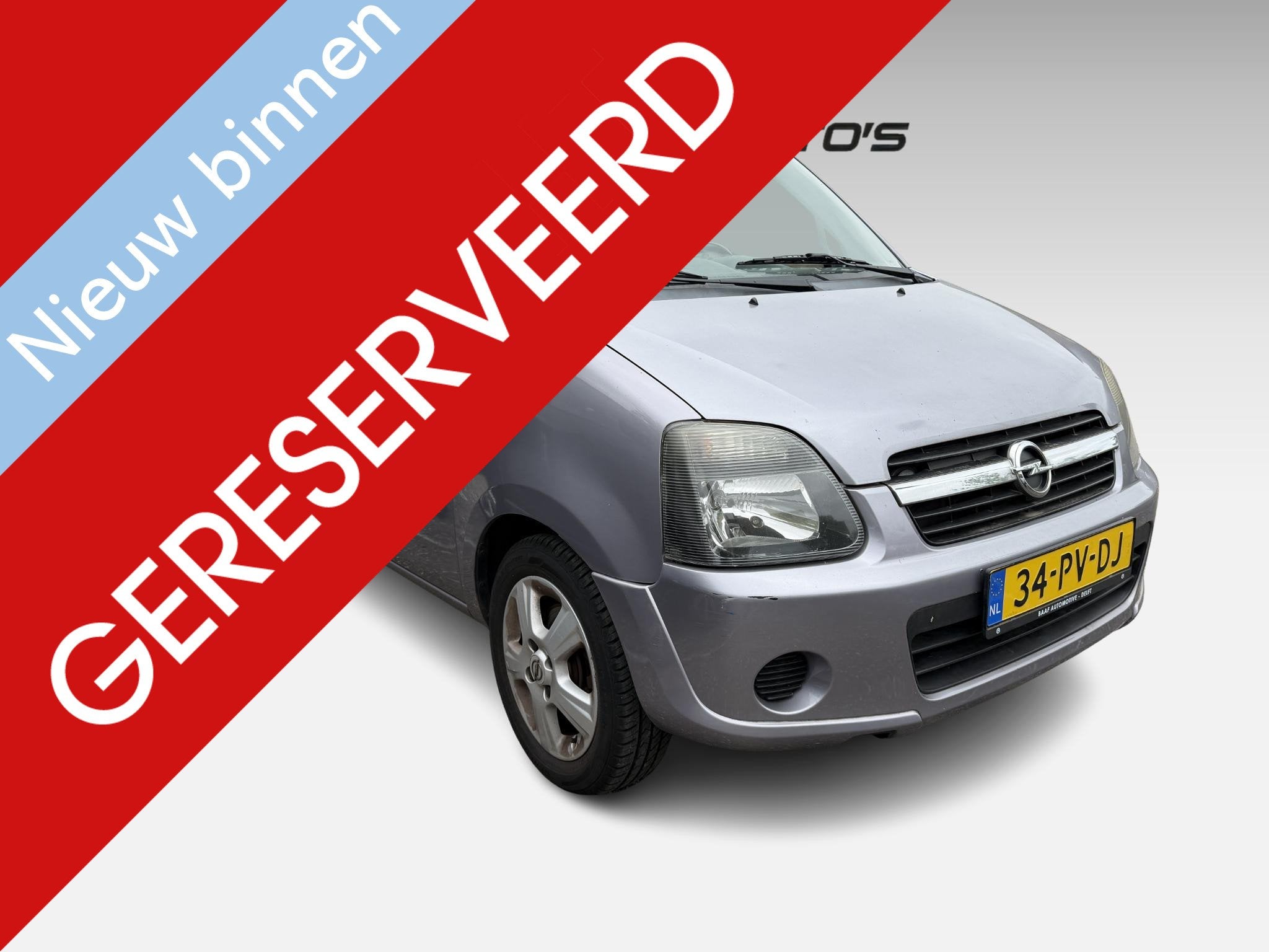 Opel Agila 1.2-16V Maxx Inclusief een NIEUWE APK vaste prijs, Auto's, Opel, Voorwielaandrijving, Stof, Huisgarantie, Met garantie (alle)