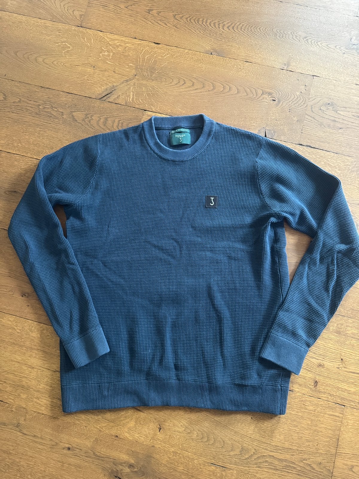 Butcher of Blue trui xl blauw katoen, Ophalen of Verzenden, Zo goed als nieuw, Maat 56/58 (XL), Blauw