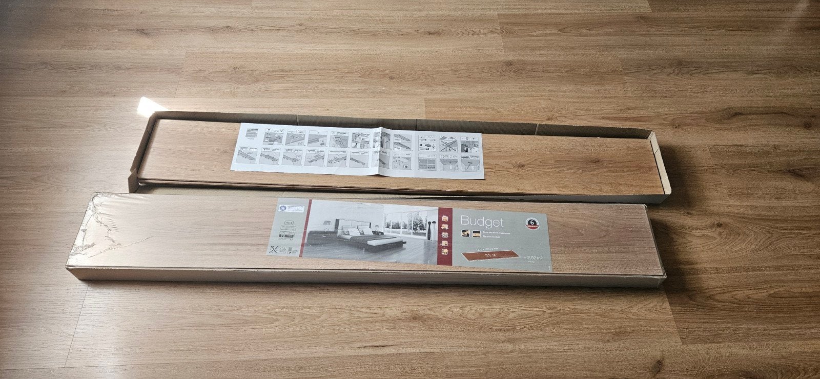 Laminaat naturel eiken, Ophalen, Nieuw, 5 tot 10 m², Laminaat