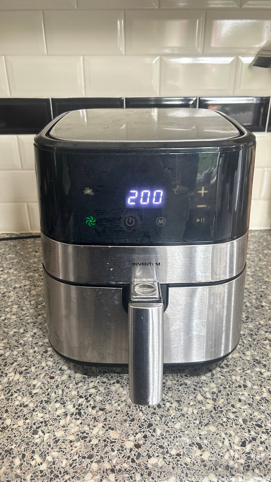 Inventum Airfryer - Gebruikt, Ophalen, Zo goed als nieuw, Airfryer, 1000 t/m 1499 gram