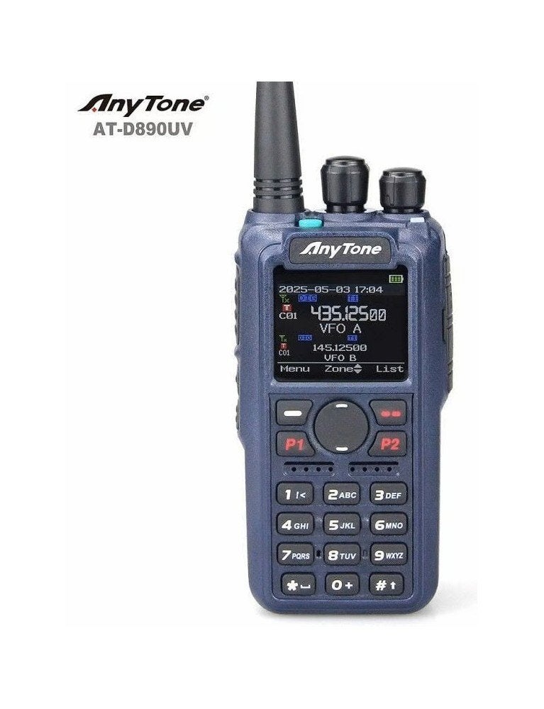 Anytone AT-D890UV Nu met software 1.05!!!!, Ophalen of Verzenden, Nieuw, 5 tot 15 km, Portofoon of Walkie-talkie