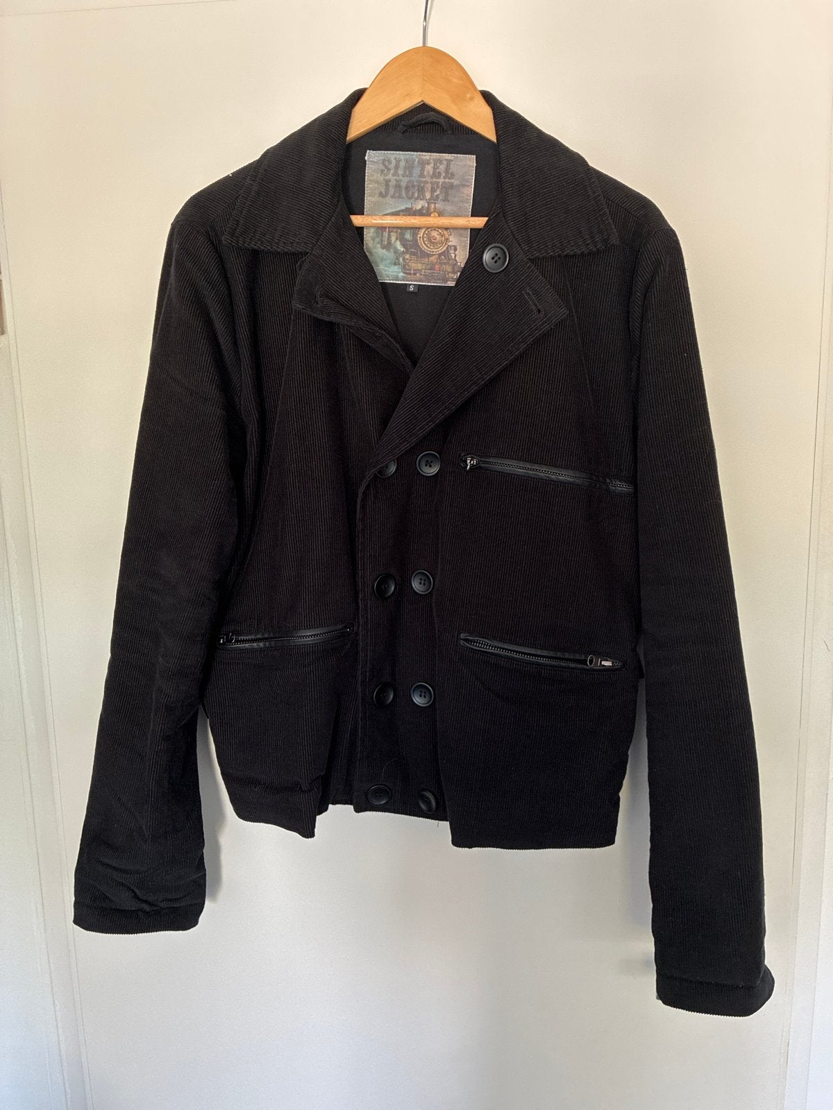 Sintel Jacket Zwart Corduroy Maat S, Ophalen of Verzenden, Zo goed als nieuw, Overige maten, Zwart