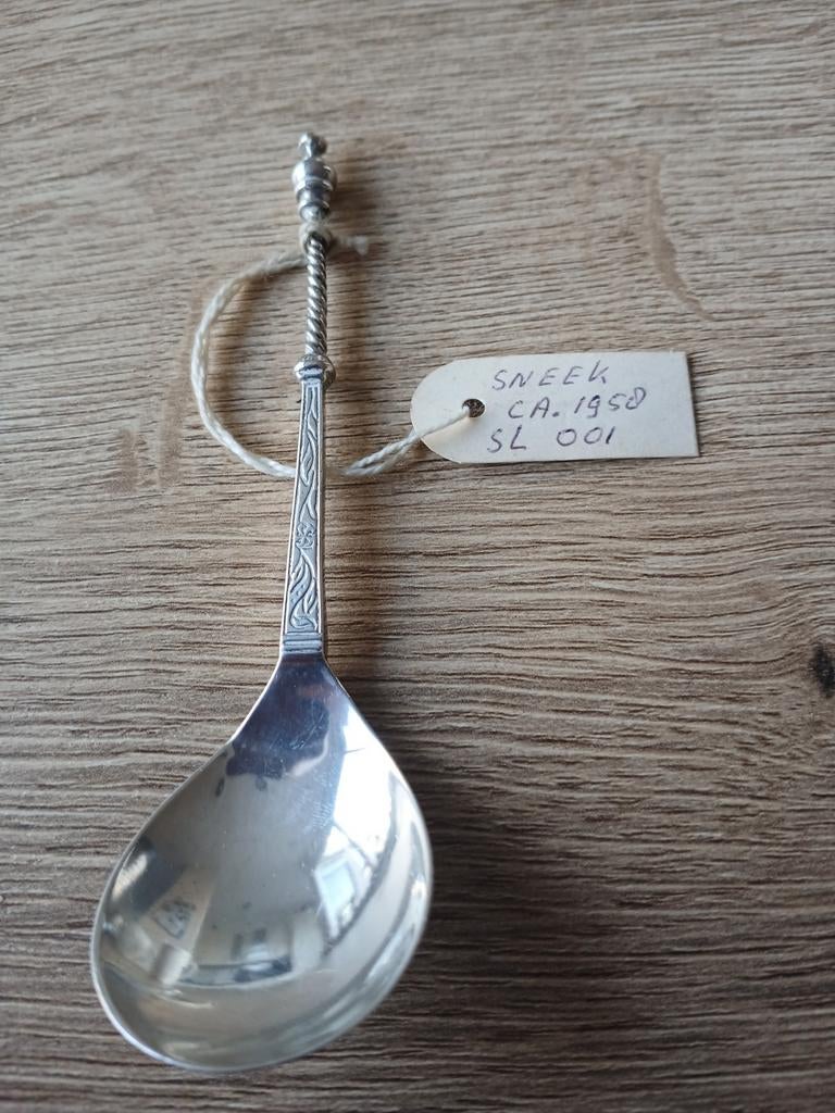 Zilveren (?) lepel Sneek ca. 1950, Ophalen of Verzenden