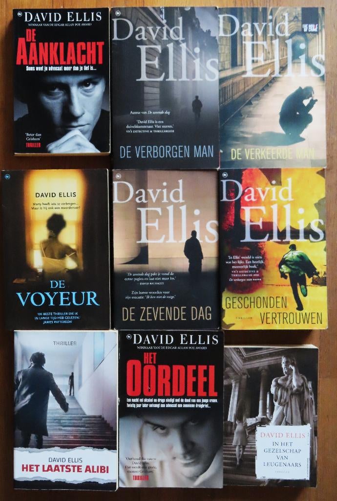 9x David Ellis, Ophalen of Verzenden, Zo goed als nieuw