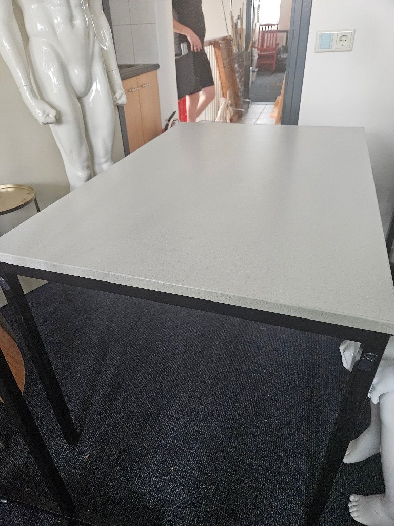 4 Gebruikte Tafels/Bureaus 120x80x75 cm, Huis en Inrichting, Ophalen, Overige typen, Gebruikt, 120 cm