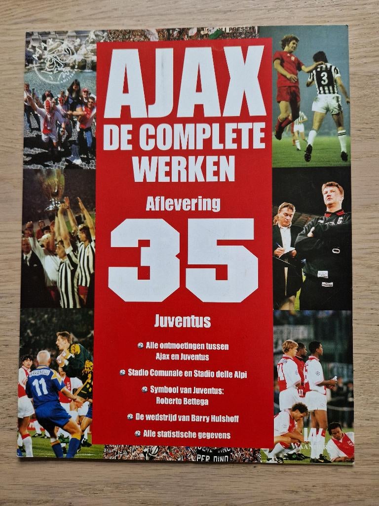 Ajax  -  Juventus, Ophalen of Verzenden, Zo goed als nieuw, Ajax, Boek of Tijdschrift