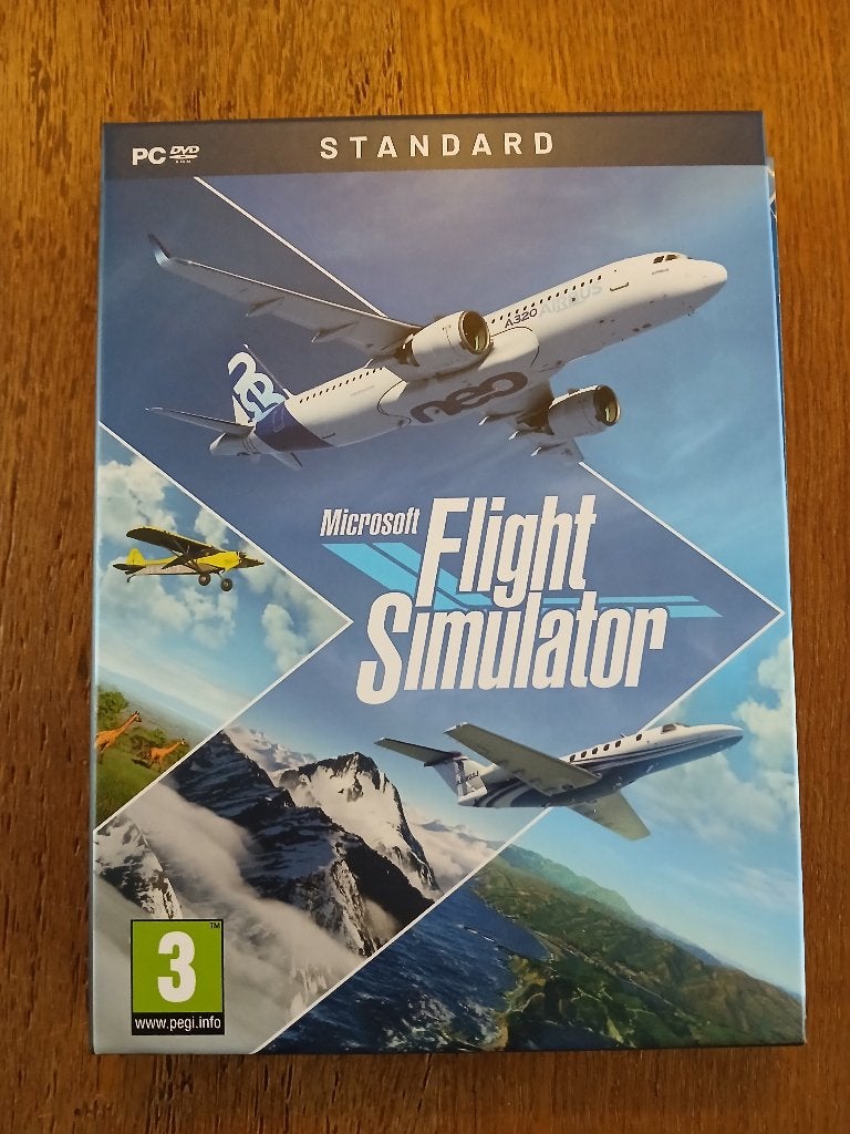 Microsoft Flightsimulator standard voor PC, Ophalen, 1 speler, Eén computer, Zo goed als nieuw