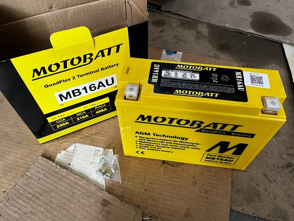 motobatt batterij 12v 250CCA, Ophalen of Verzenden, Nieuw