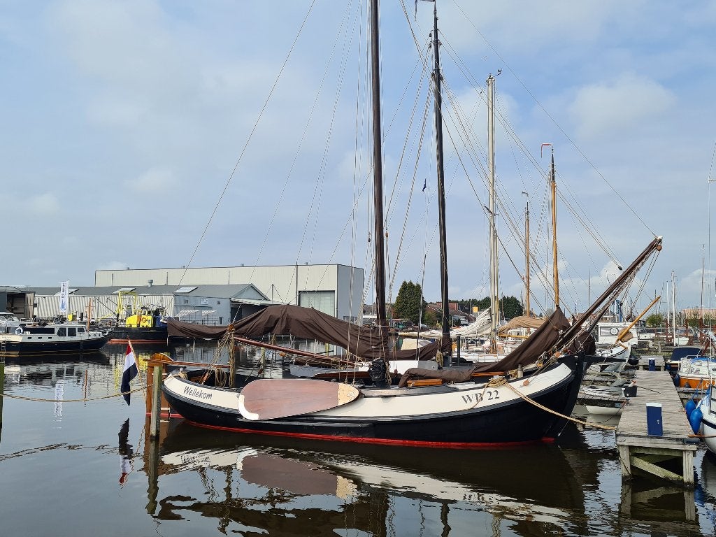 Stoere Lemsteraak (visserman) uit 2005 - Bekebrede ontwerp, Watersport en Boten, Ophalen, Gebruikt, 11 m, Staal