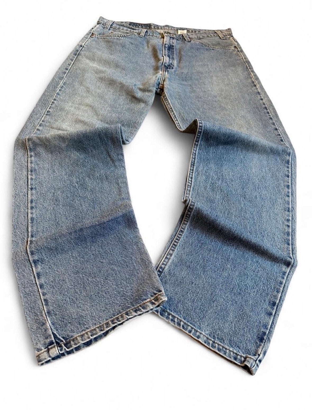 Vintage Levi's 505 Orange Tab Jeans 1997 W37 L32, Ophalen of Verzenden, Gedragen, Blauw, W36 - W38 (confectie 52/54)