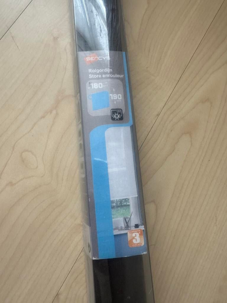 Sencys rolgordijn transparant NIEUW, Ophalen, Bruin, 150 tot 200 cm, Nieuw